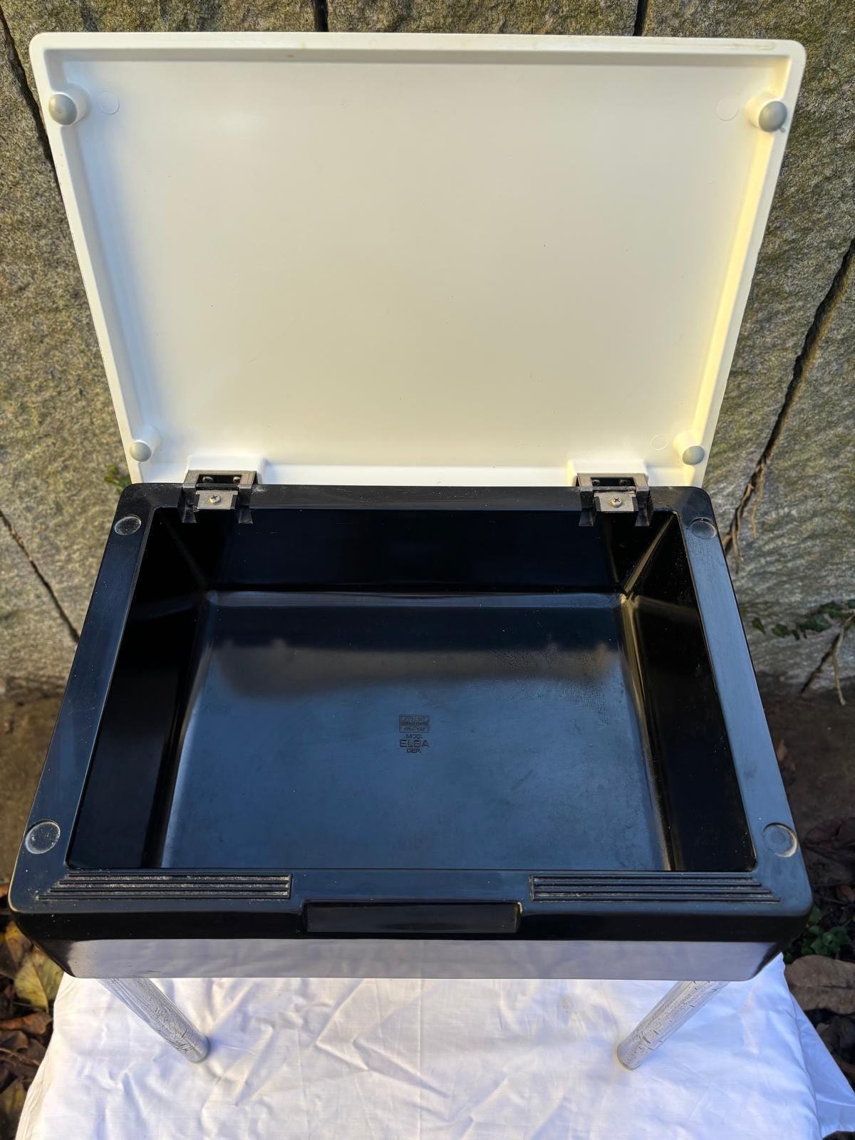 Vintage Beistelltisch Mod Elba von unbekannt für unbekannt klappbar Kunststoffplatte