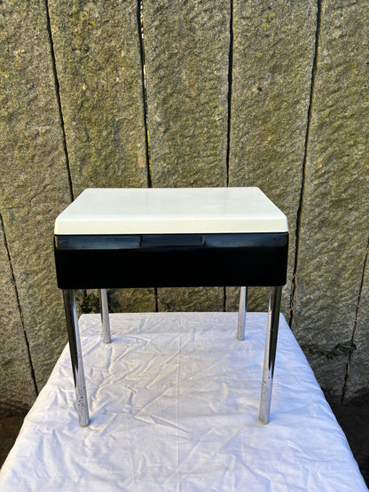 Vintage Beistelltisch Mod Elba von unbekannt für unbekannt klappbar Kunststoffplatte