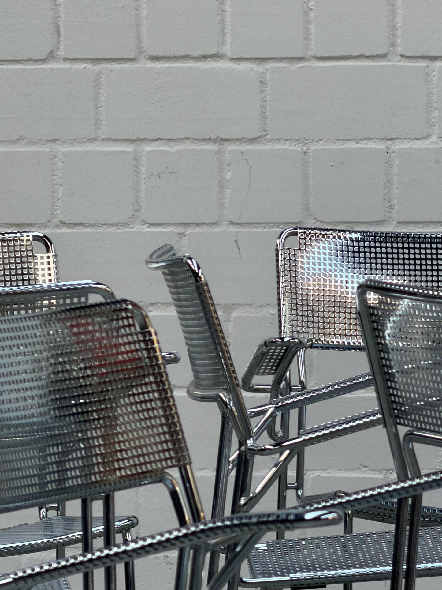 Vintage Freischwinger Stuhl SULTANE von ARRBEN Chrom