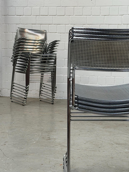 Vintage Freischwinger Stuhl SULTANE von ARRBEN Chrom