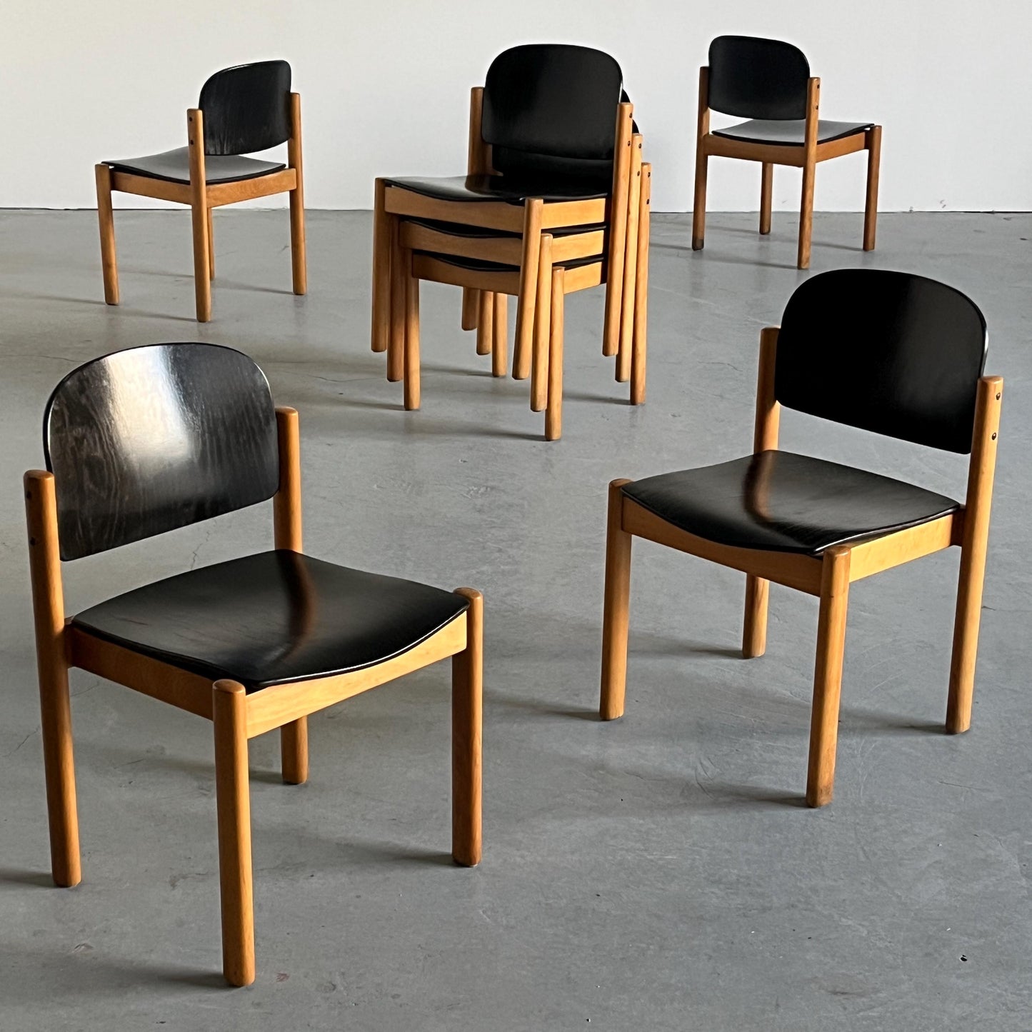 Vintage Stapelstuhl von Kusch+Co