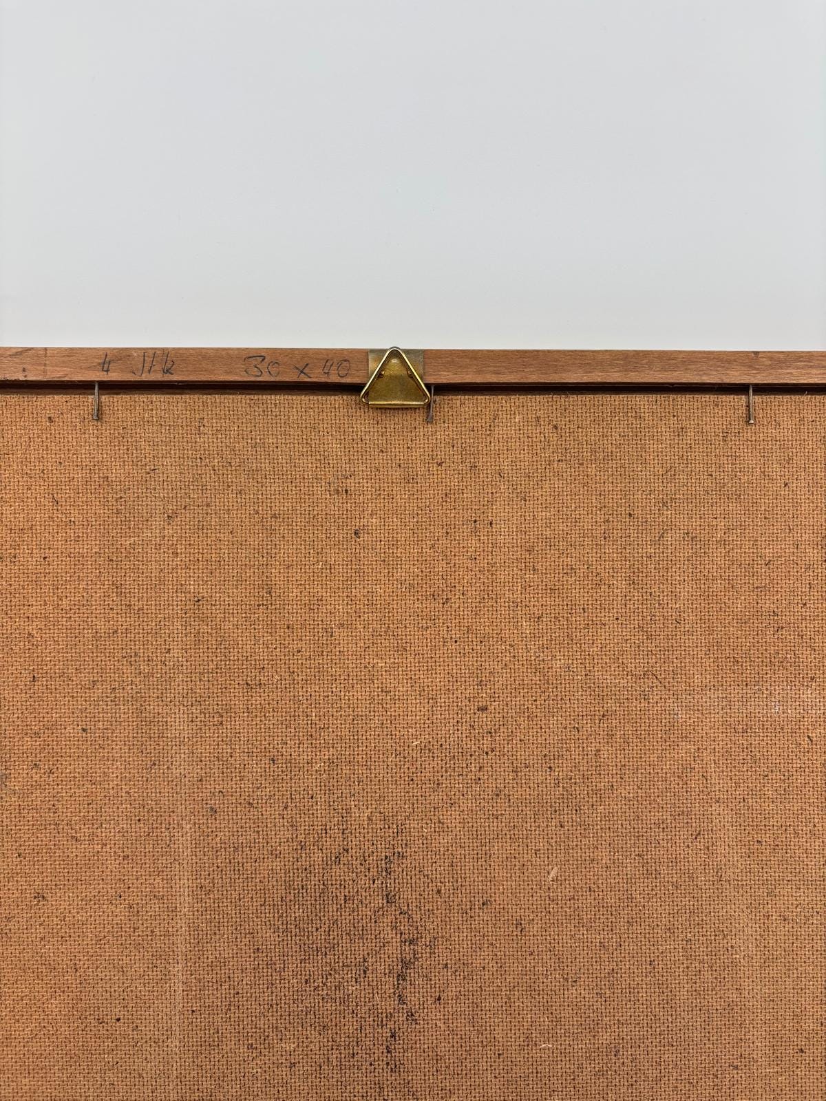 Vintage Bild Altstadt-Motiv im Holzrahmen ca. 40 x 30 cm