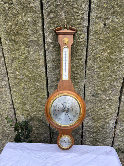 Vintage Wetterstation Banjo Wandbarometer von unbekannt für unbekannt