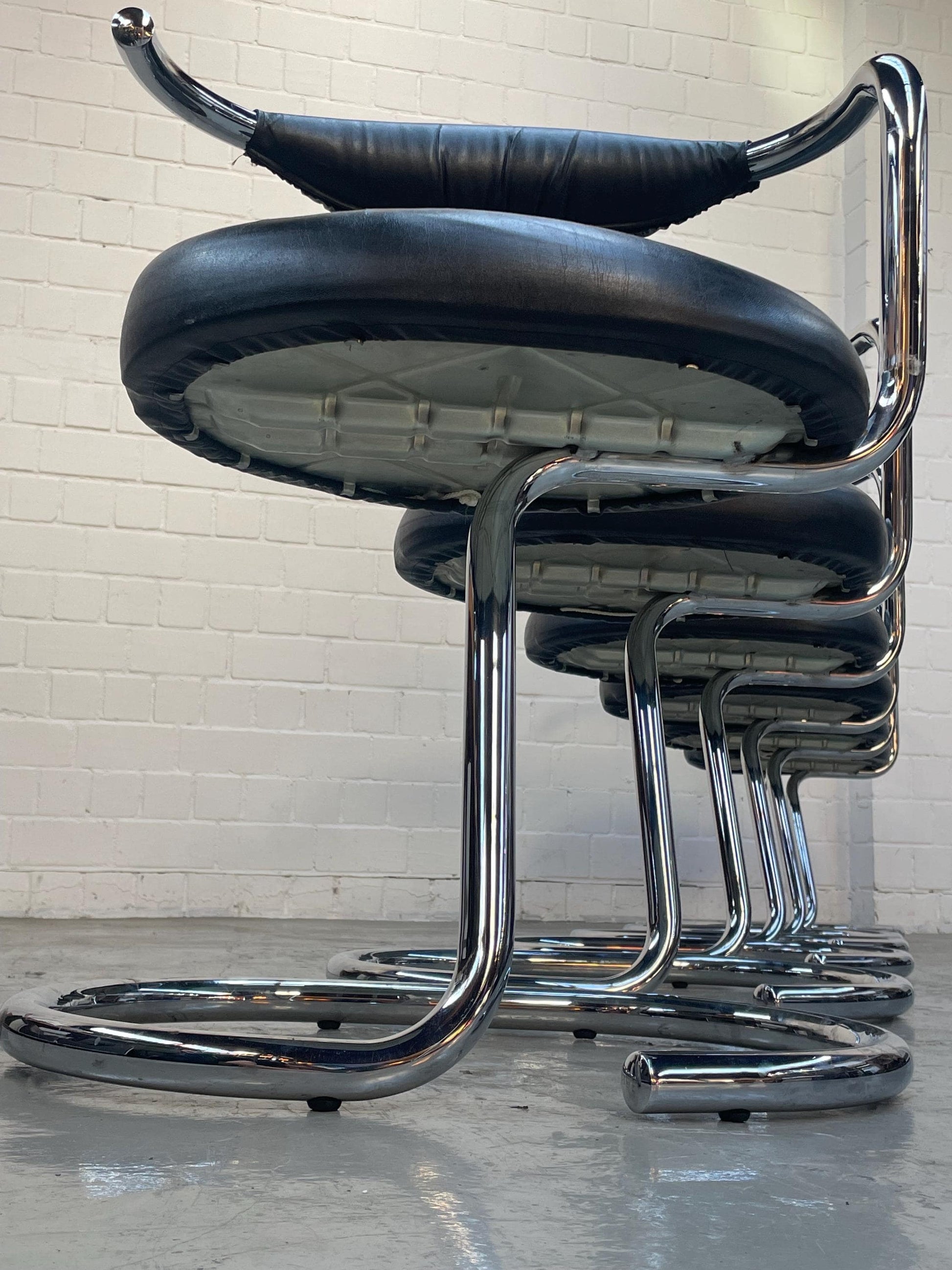 Vintage Stuhl Cobra von Giotto Stoppino für Italien