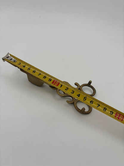 Vintage Kerzenlöscher in Scherenform aus Messing
