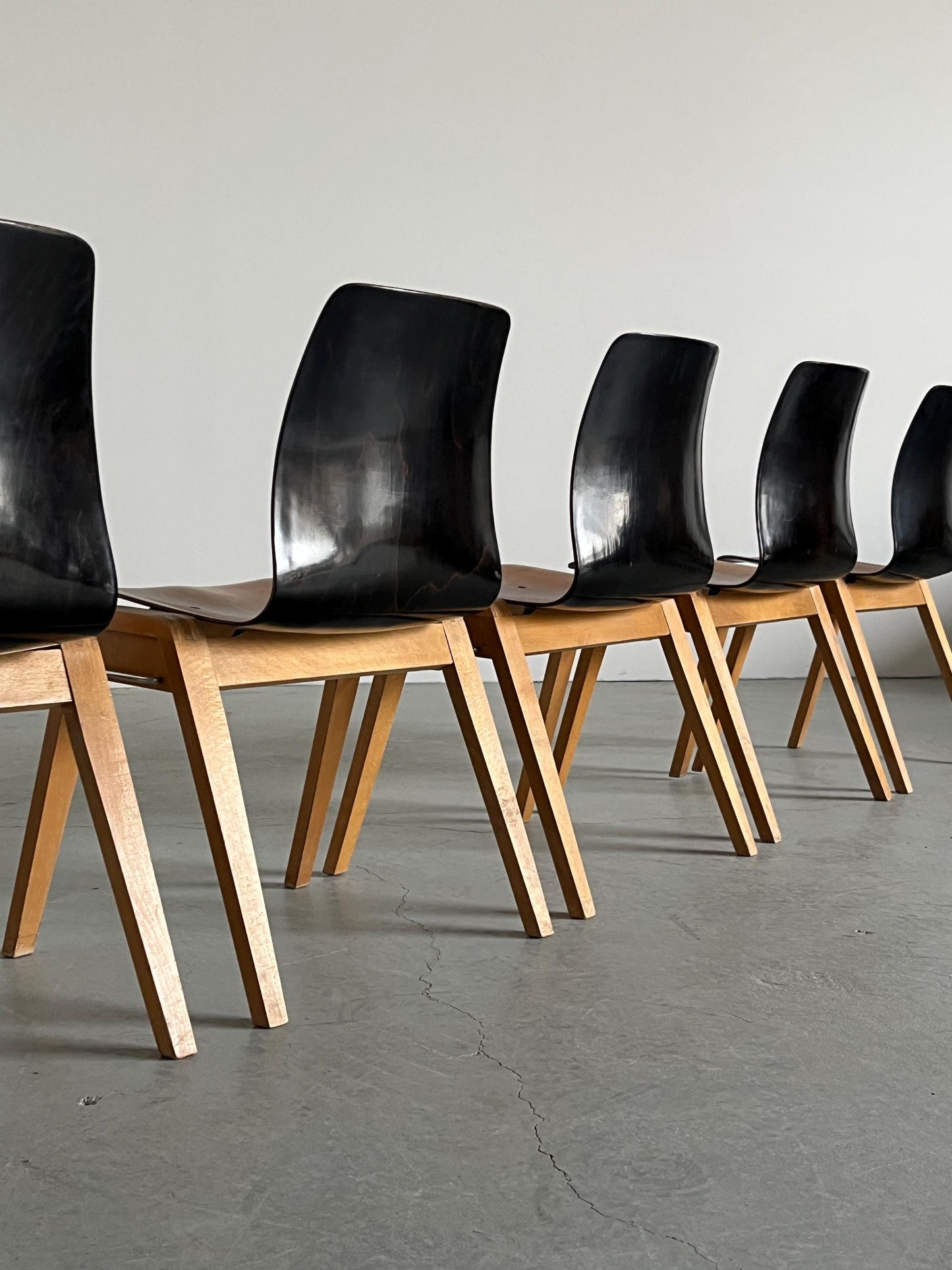 Vintage Stapelstuhl von Adam Stegner für Pagholz Flötotto