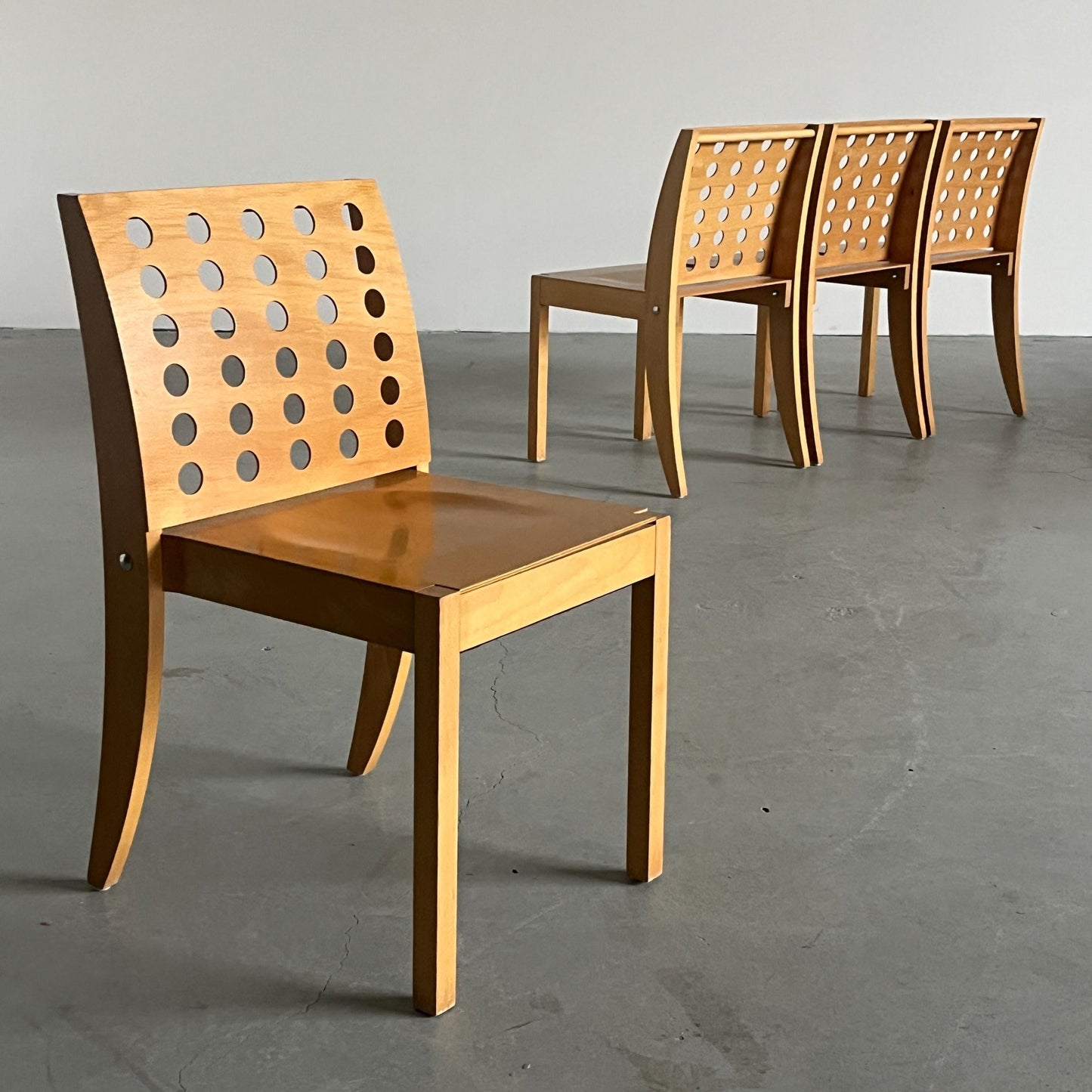 Vintage Stuhl S471 Set von 4 von Christoph Zschocke für Thonet stapelbar