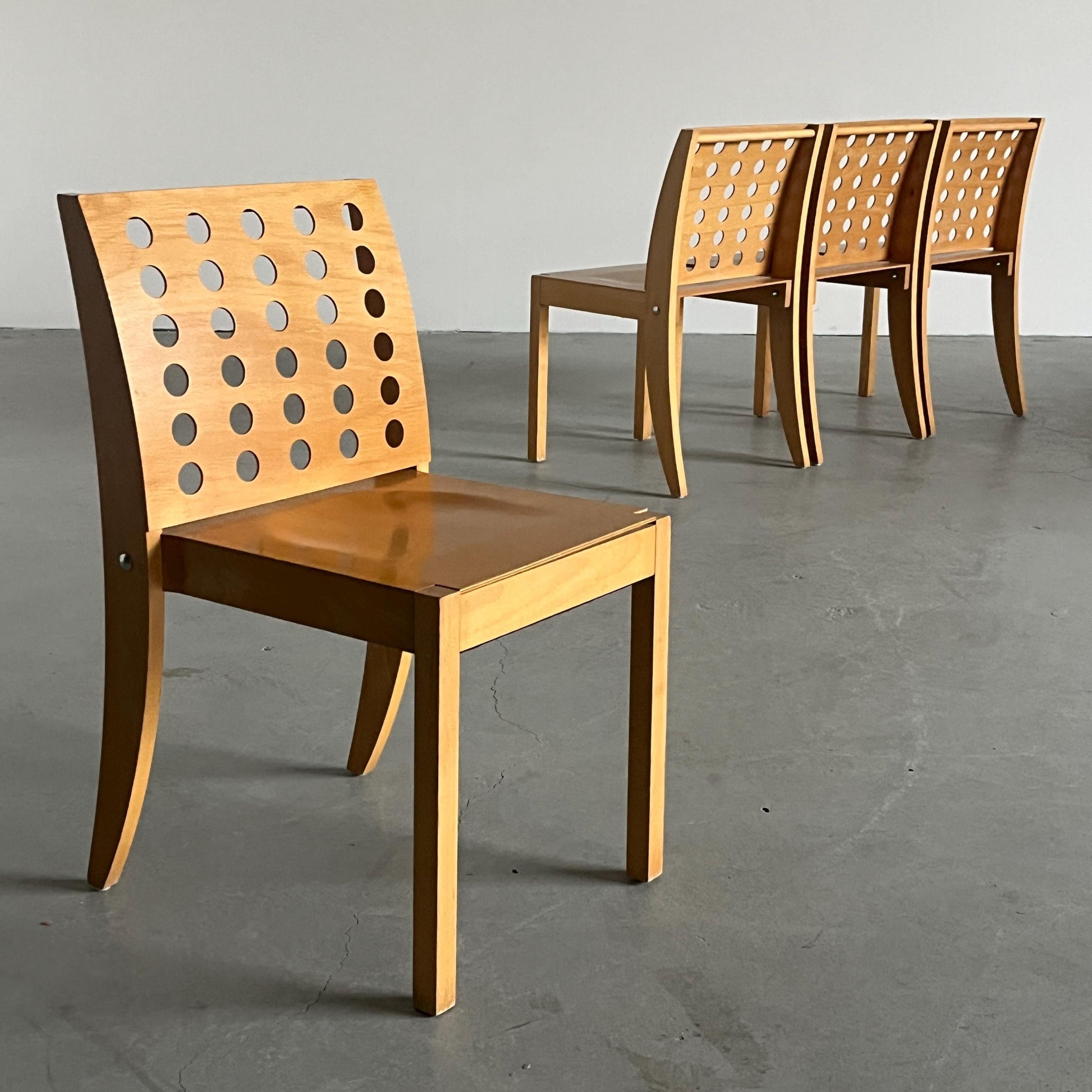 Vintage Stuhl S471 Set von 4 von Christoph Zschocke für Thonet stapelbar