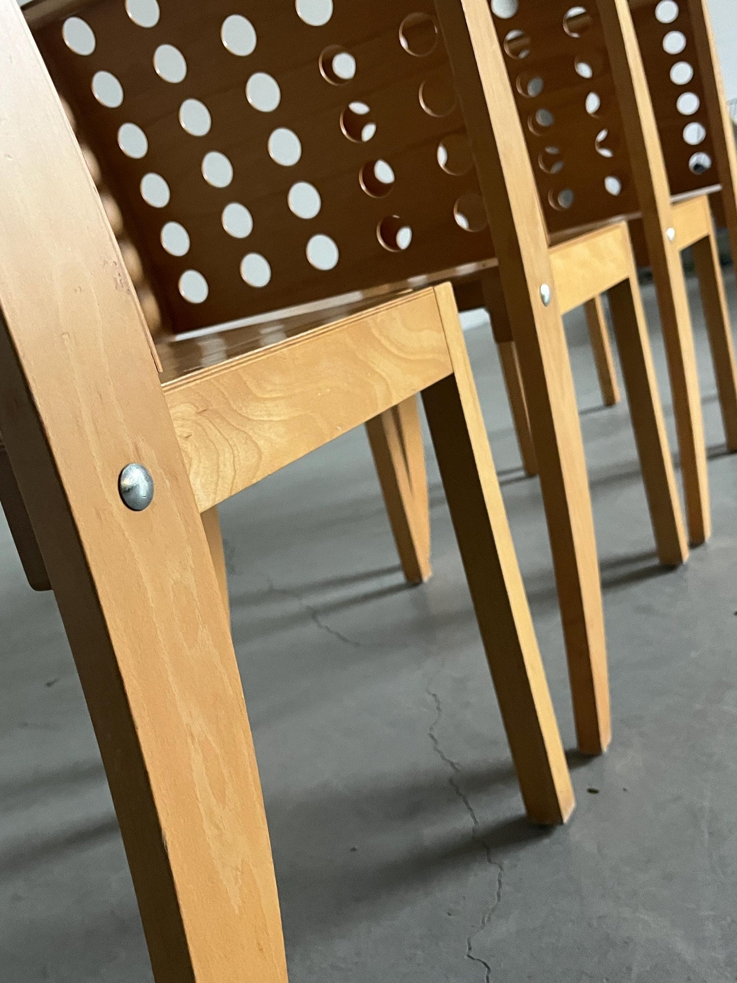 Vintage Stuhl S471 Set von 4 von Christoph Zschocke für Thonet stapelbar