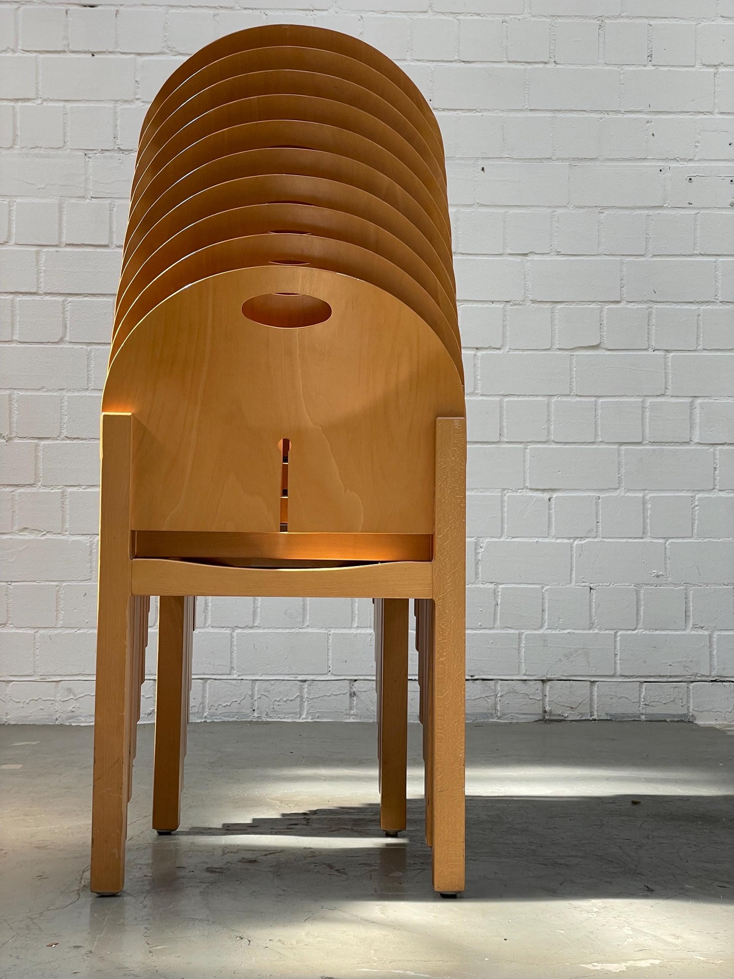 Vintage Esszimmerstuhl von Arno Votteler für B&W stapelbar