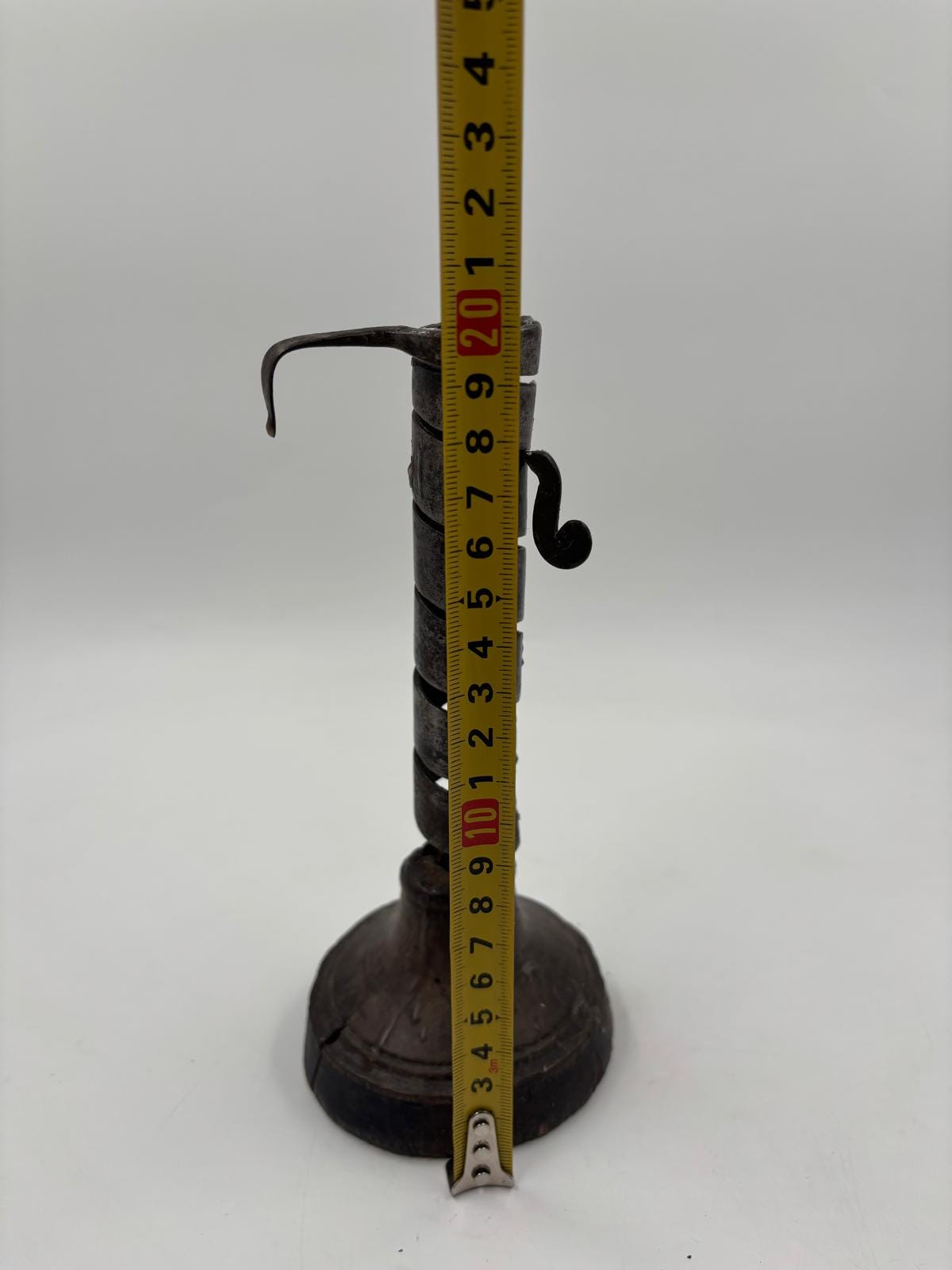 Vintage Kerzenhalter Rat de Cave von Bouillot aus Eisen und Holz