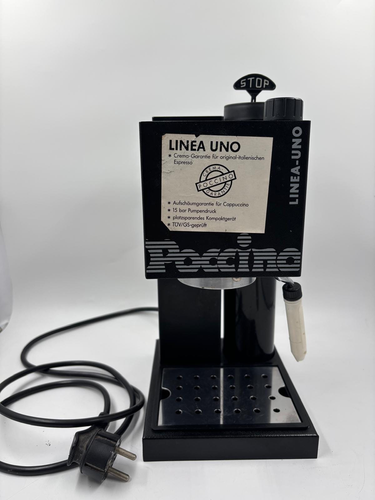 Vintage Espressomaschine LINEA UNO von Poccino seltenes Sammlerstück