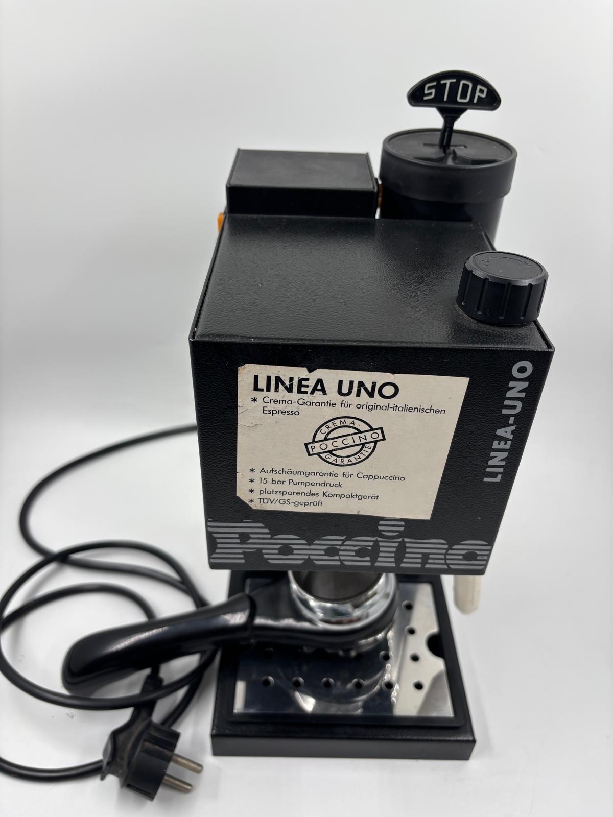 Vintage Espressomaschine LINEA UNO von Poccino seltenes Sammlerstück