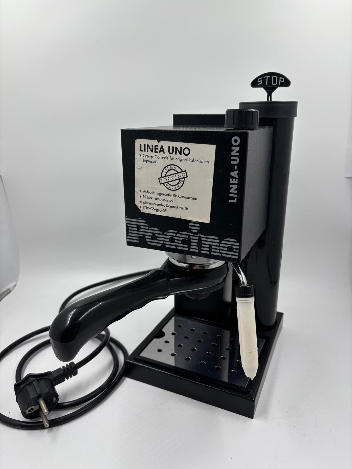 Vintage Espressomaschine LINEA UNO von Poccino seltenes Sammlerstück