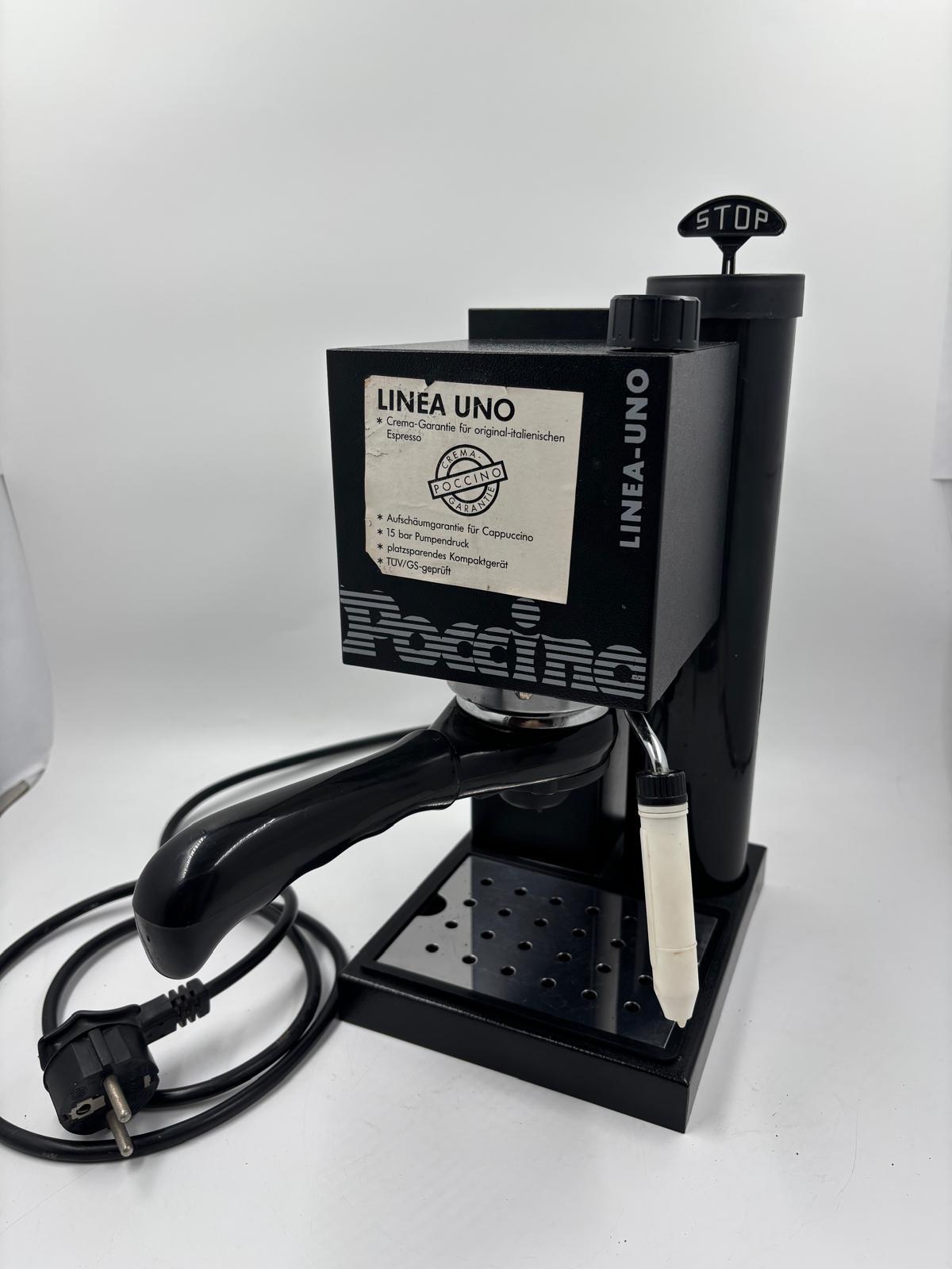 Vintage Espressomaschine LINEA UNO von Poccino seltenes Sammlerstück