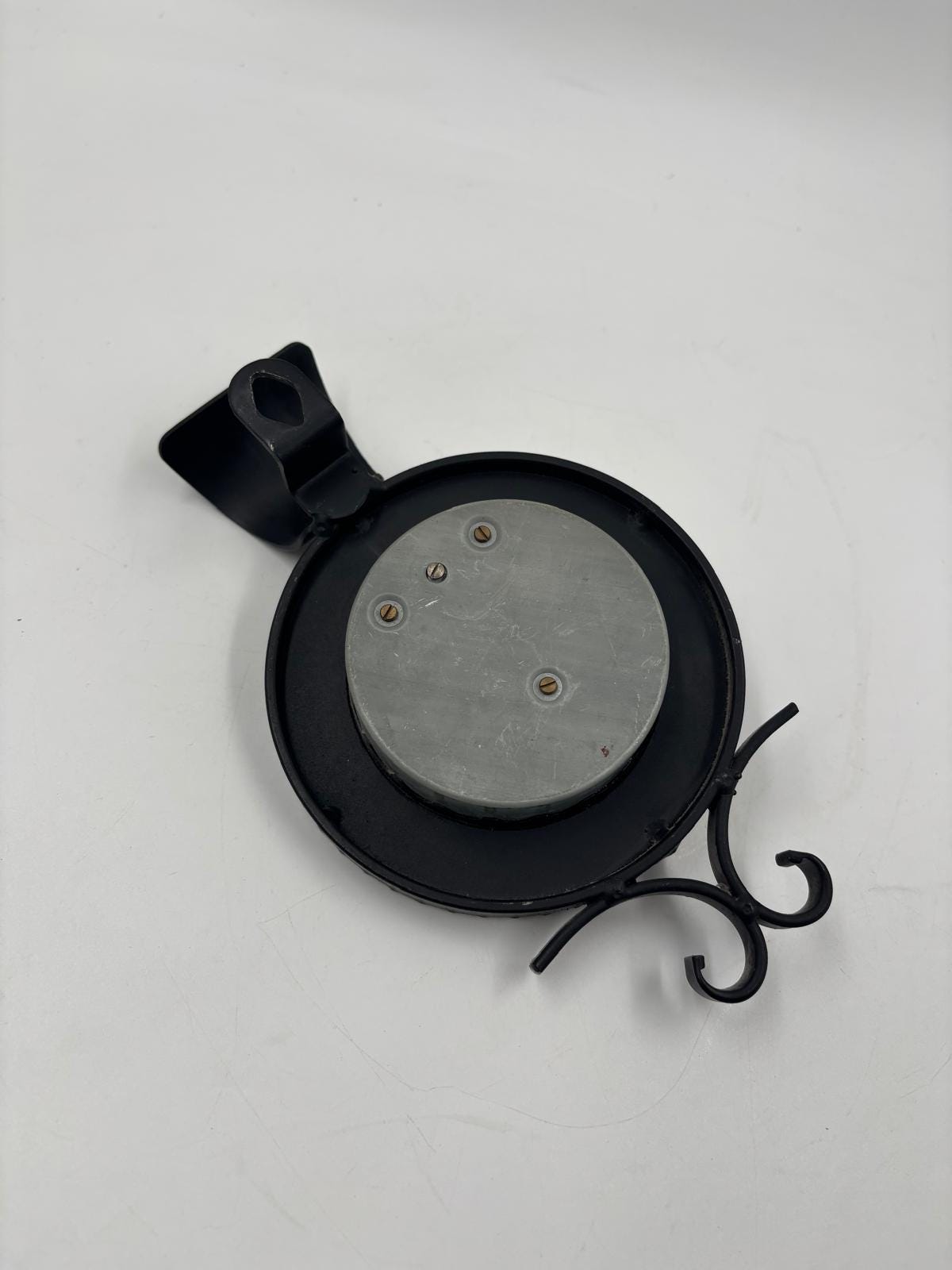 Vintage Wandbarometer Baromaster von Baromaster mit Schmiedeeisen-Halterung