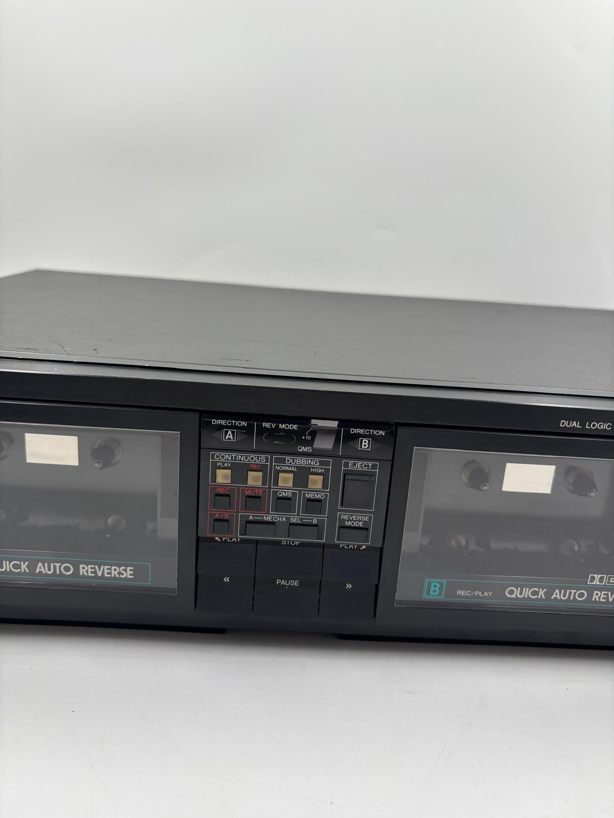 Vintage Kassettendeck FC567 von Philips Dual Logic Auto Reverse