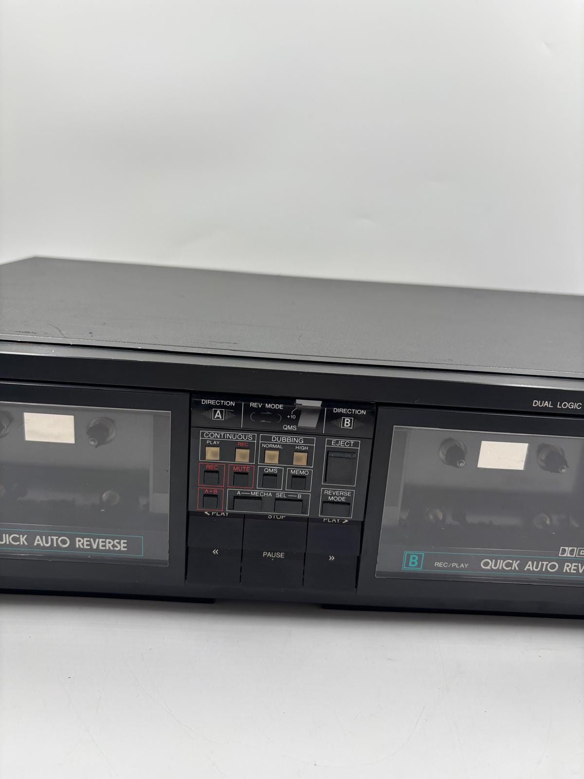 Vintage Kassettendeck FC567 von Philips Dual Logic Auto Reverse