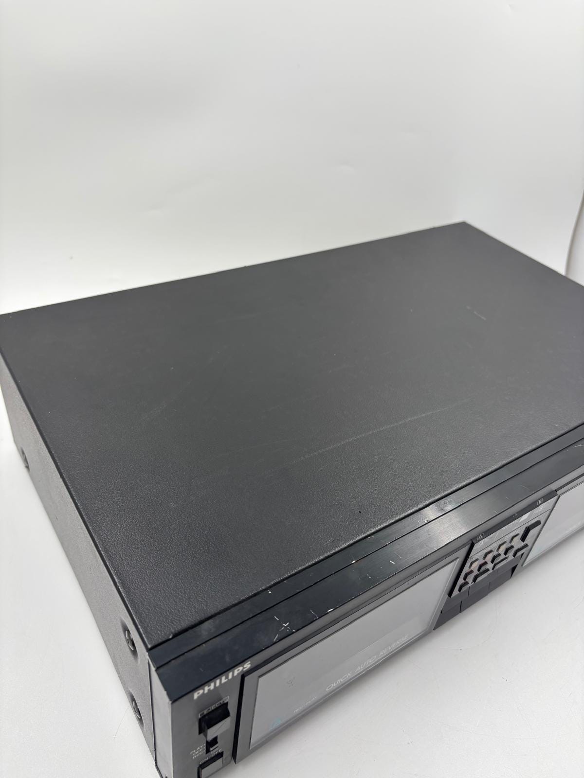 Vintage Kassettendeck FC567 von Philips Dual Logic Auto Reverse