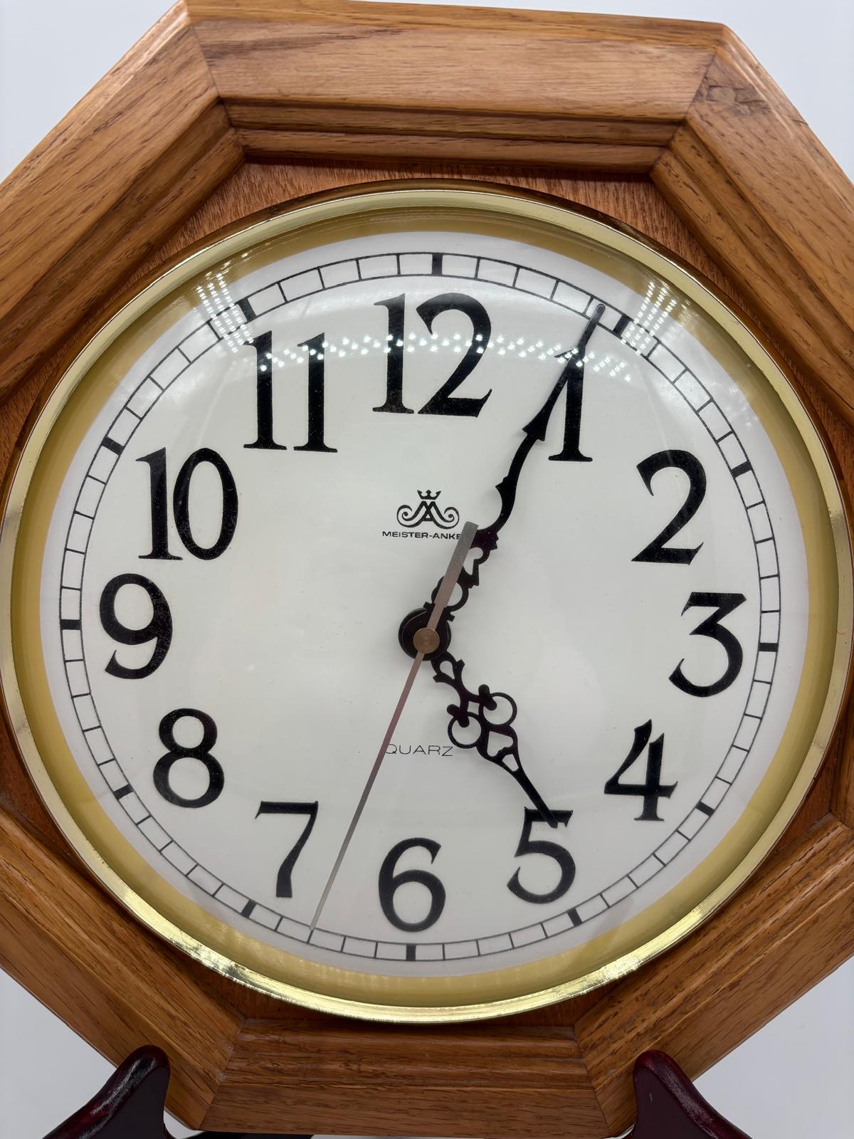 Vintage Wanduhr von Meister Anker