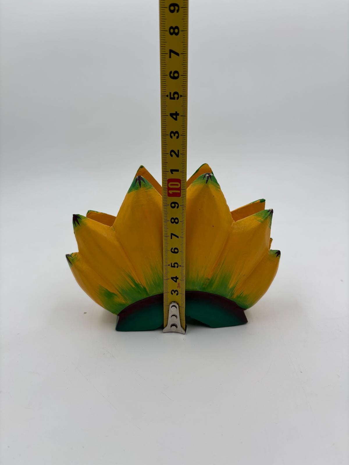 Vintage Serviettenhalter Bananenstaude handbemalt