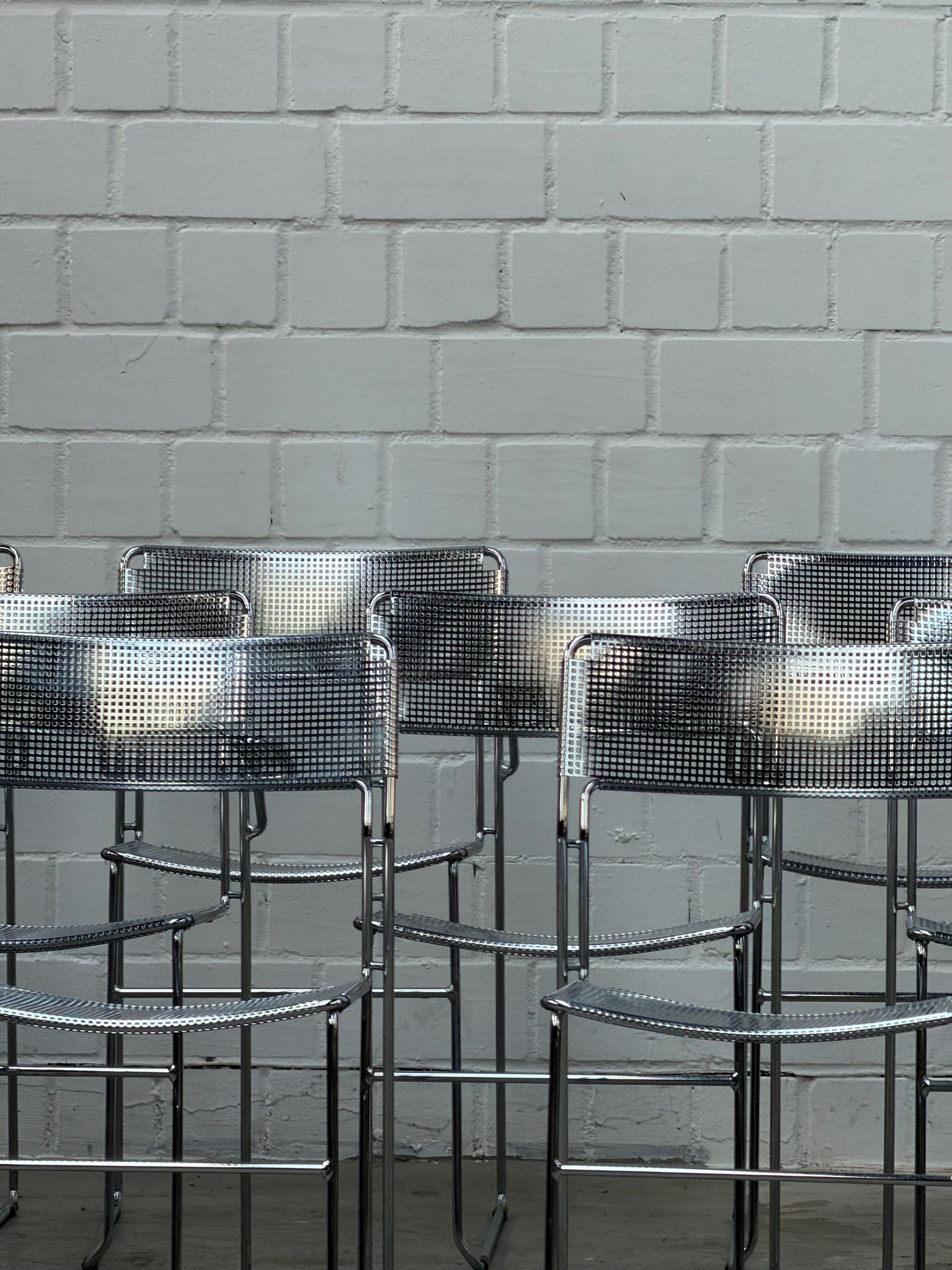 Vintage Freischwinger Stuhl SULTANE von ARRBEN Chrom