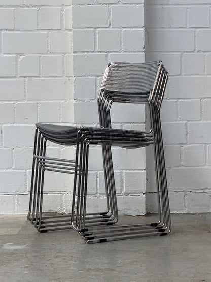 Vintage Freischwinger Stuhl SULTANE von ARRBEN Chrom