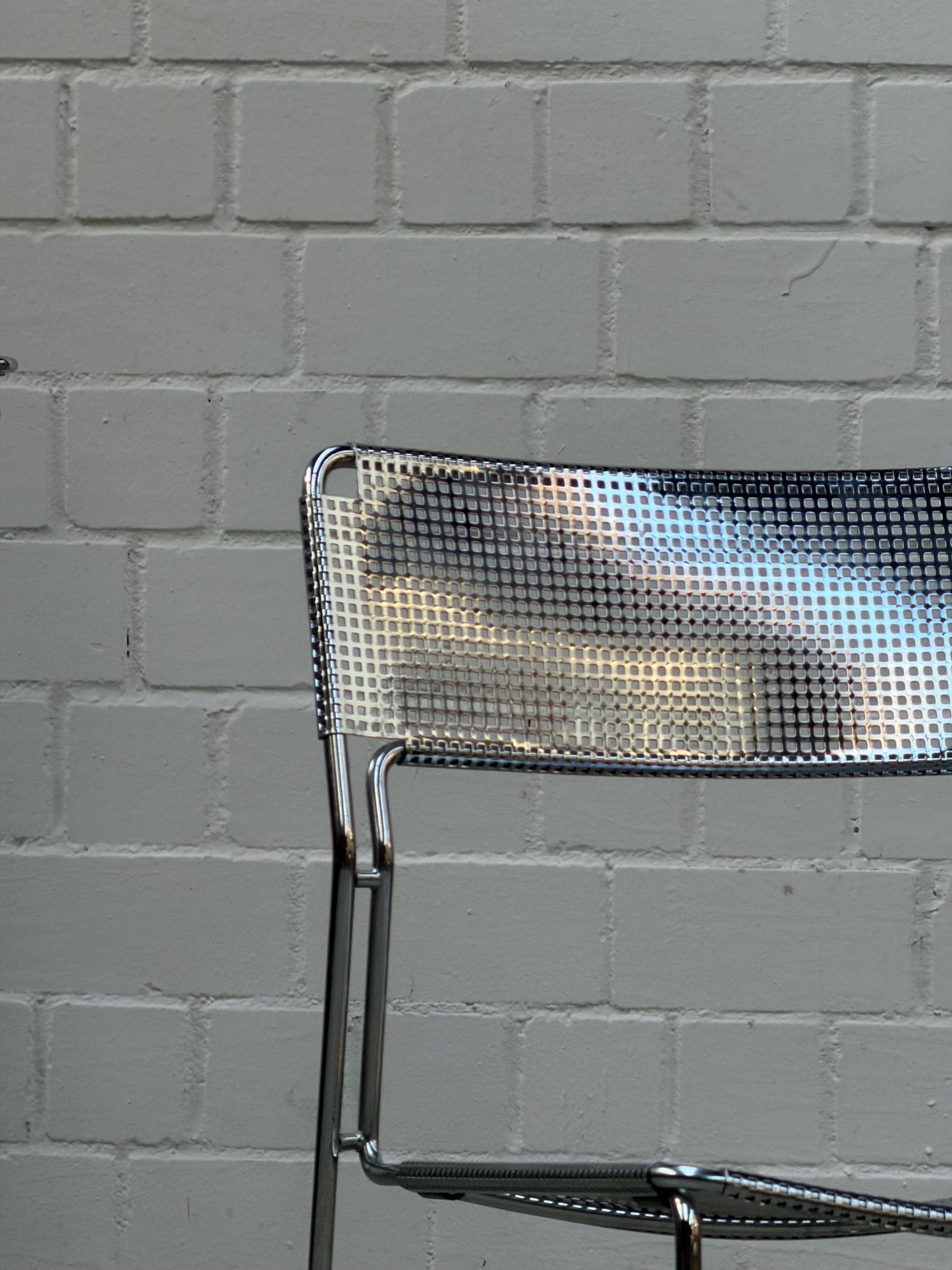 Vintage Freischwinger Stuhl SULTANE von ARRBEN Chrom