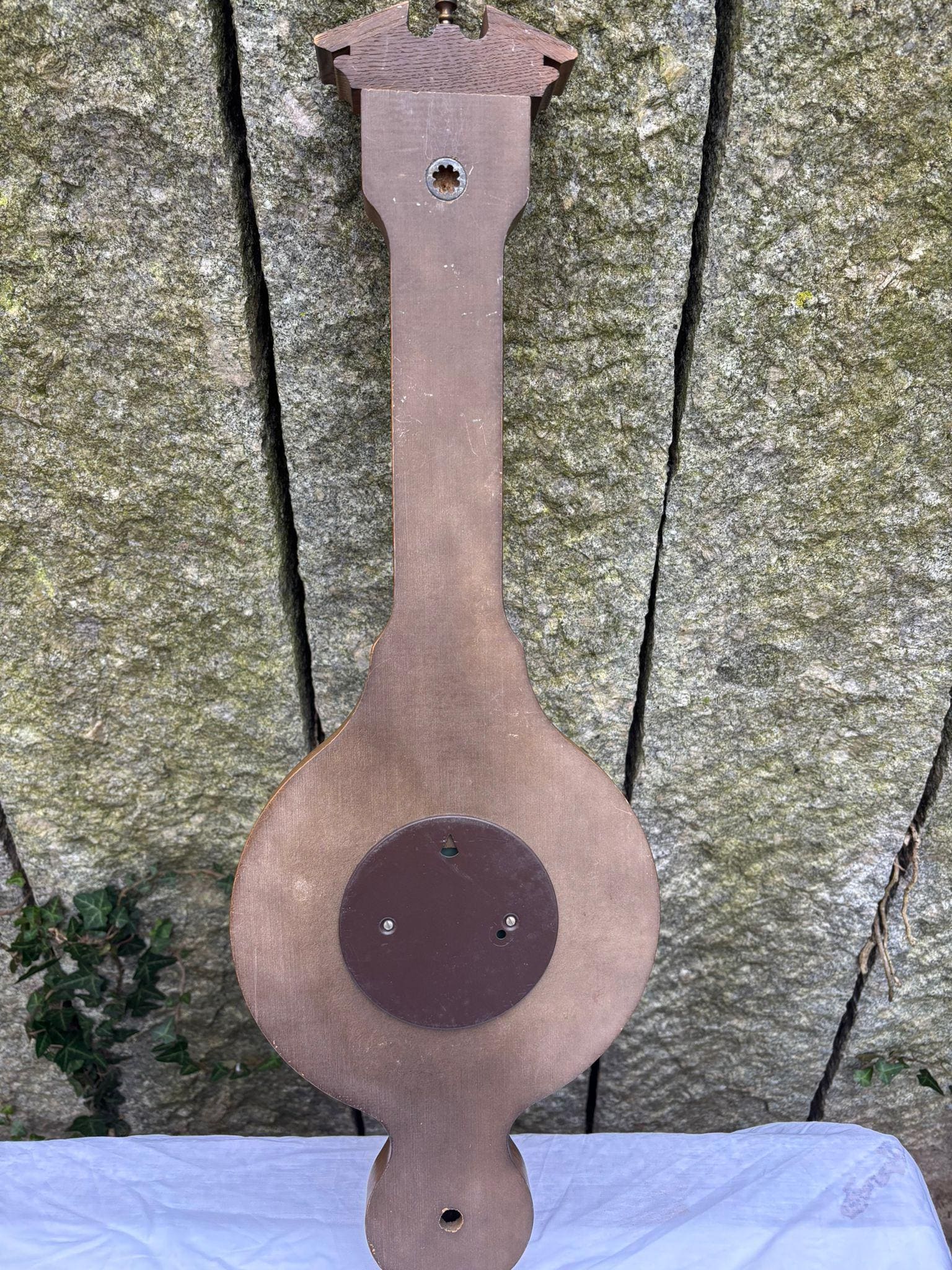 Vintage Wetterstation Banjo Wandbarometer von unbekannt für unbekannt