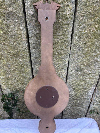 Vintage Wetterstation Banjo Wandbarometer von unbekannt für unbekannt