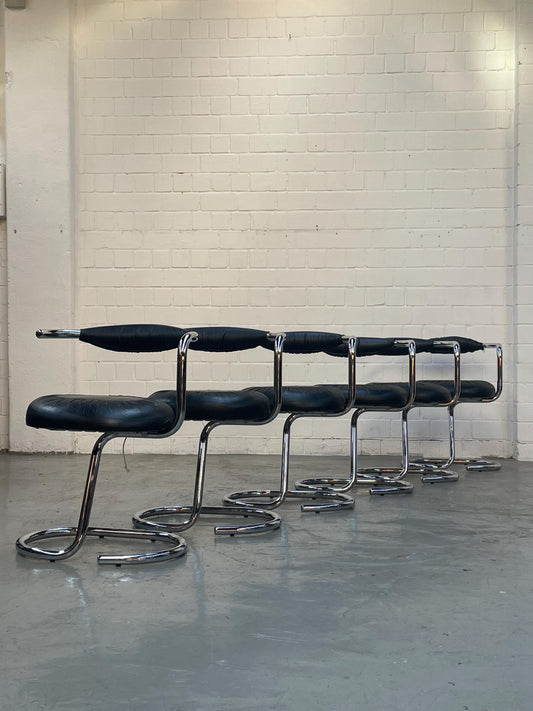 Vintage Stuhl Cobra von Giotto Stoppino für Italien