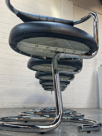 Vintage Stuhl Cobra von Giotto Stoppino für Italien