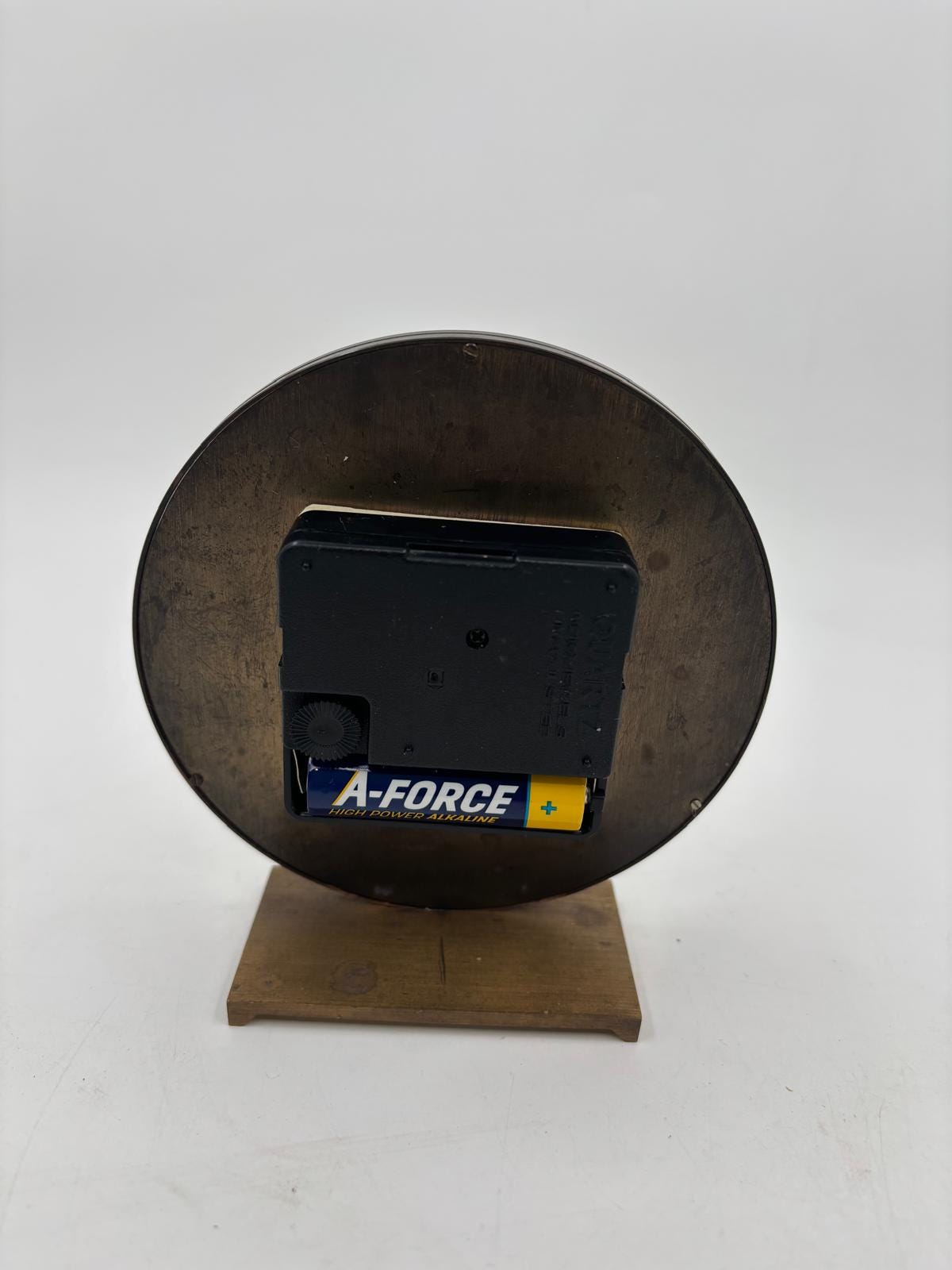 Vintage Tischuhr Europa Clomatic von Clomatic funktionstüchtig Messinggehäuse