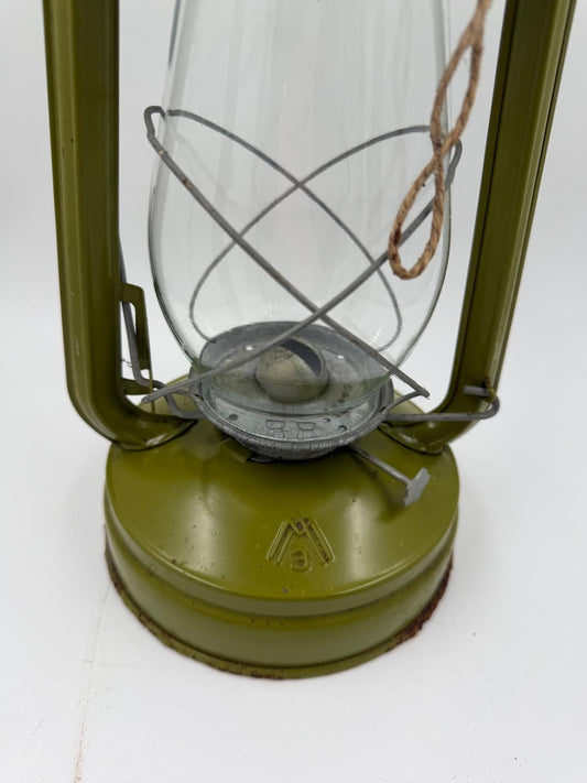 Vintage Sturmlampe grün lackiert von unbekannt für unbekannt