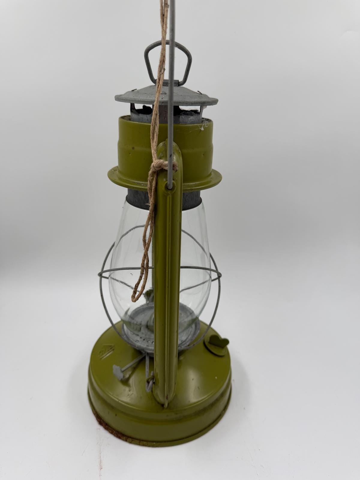 Vintage Sturmlampe grün lackiert von unbekannt für unbekannt