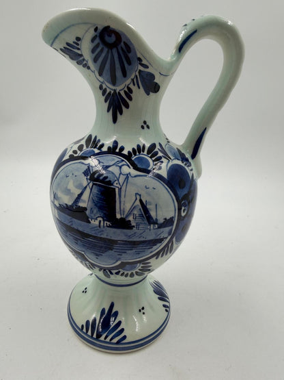 Vintage Krug Delft Blau von Holland Vintage Keramik blau-weiß