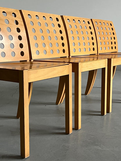 Vintage Stuhl S471 Set von 4 von Christoph Zschocke für Thonet stapelbar