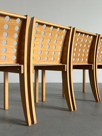 Vintage Stuhl S471 Set von 4 von Christoph Zschocke für Thonet stapelbar