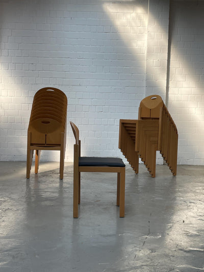 Stackable dining chair by Arno Votteler for B&amp;W