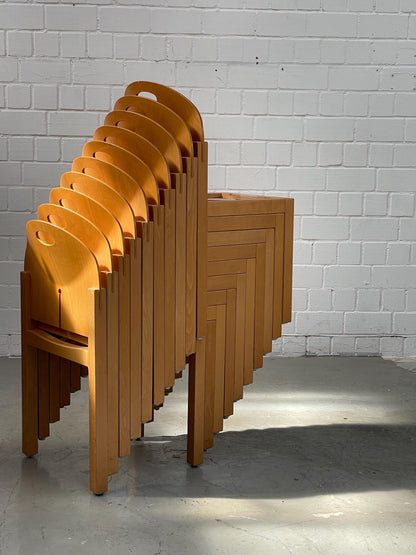 Vintage Esszimmerstuhl von Arno Votteler für B&W stapelbar