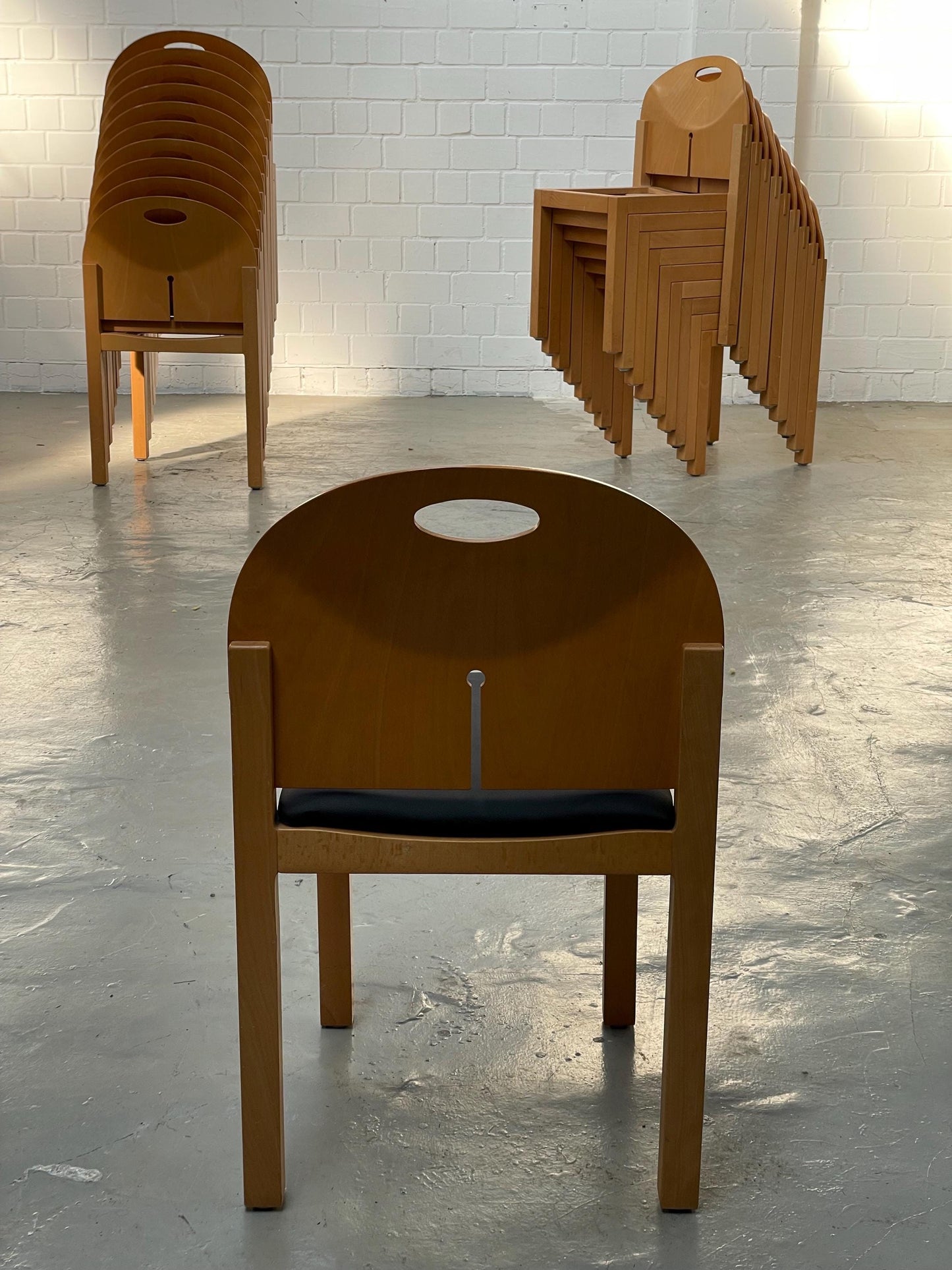 Vintage Esszimmerstuhl von Arno Votteler für B&W stapelbar