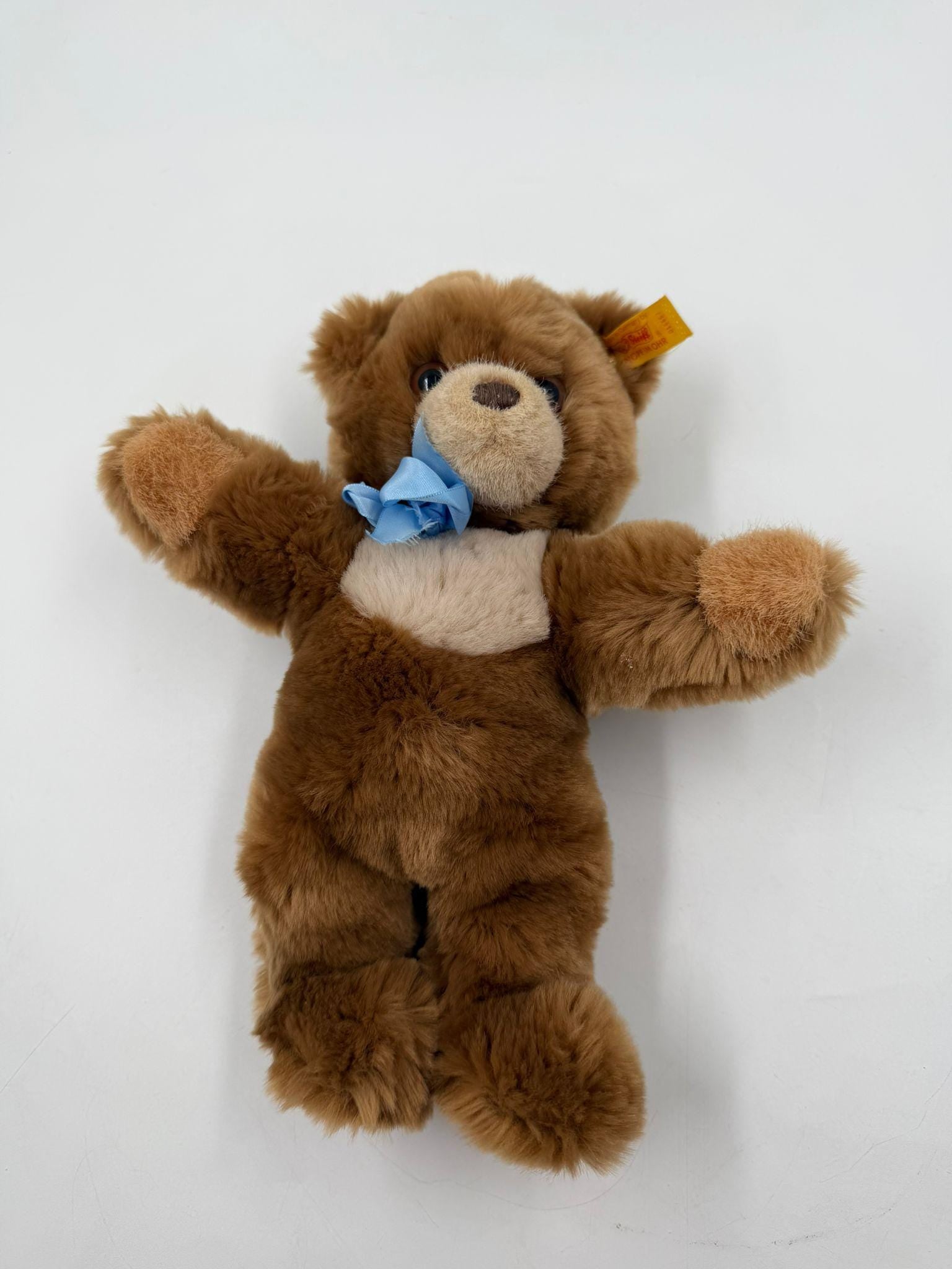 Vintage Teddybär Cosy 26 cm von Steiff mit Knopf im Ohr braun wie neu