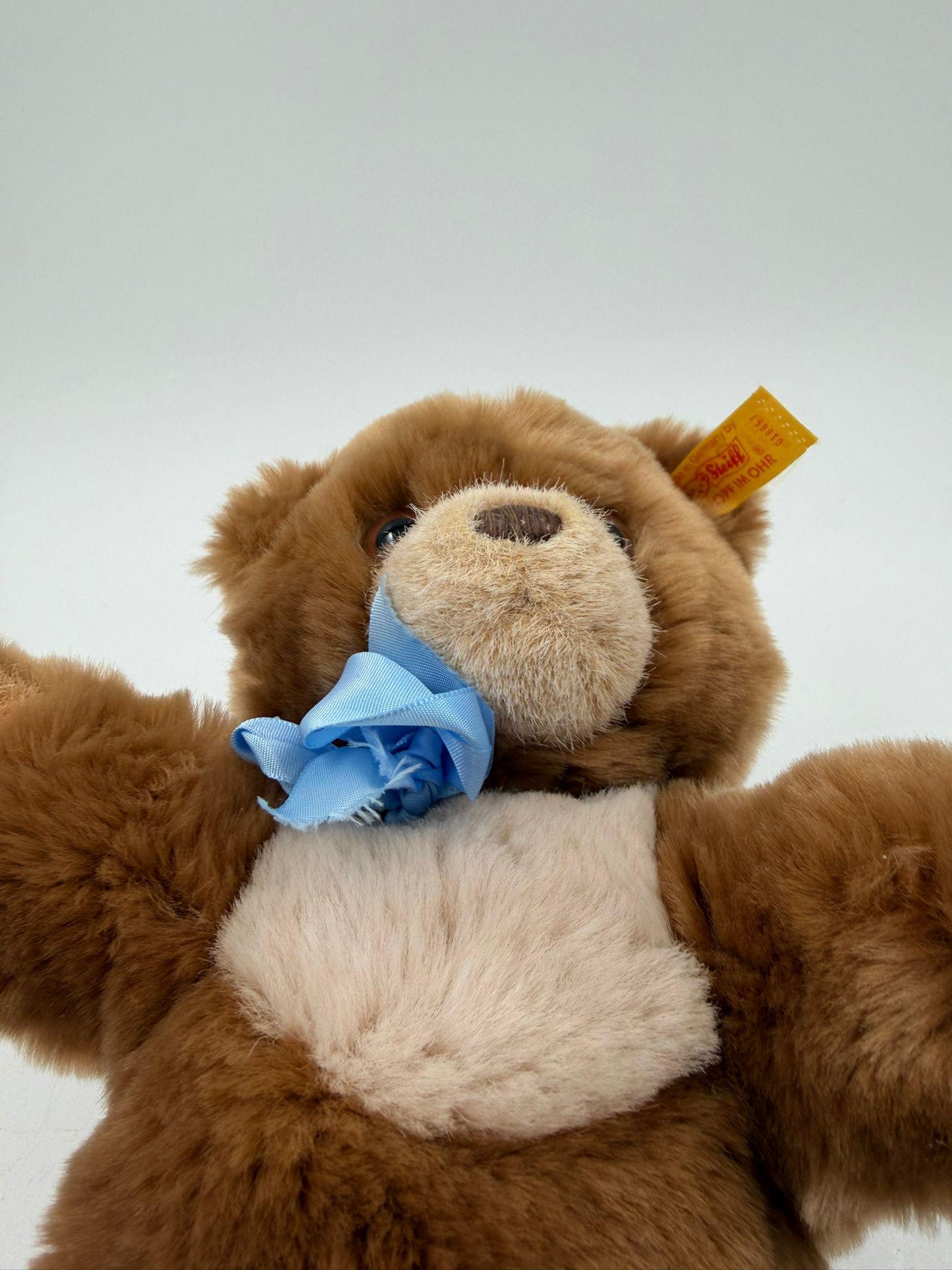 Vintage Teddybär Cosy 26 cm von Steiff mit Knopf im Ohr braun wie neu