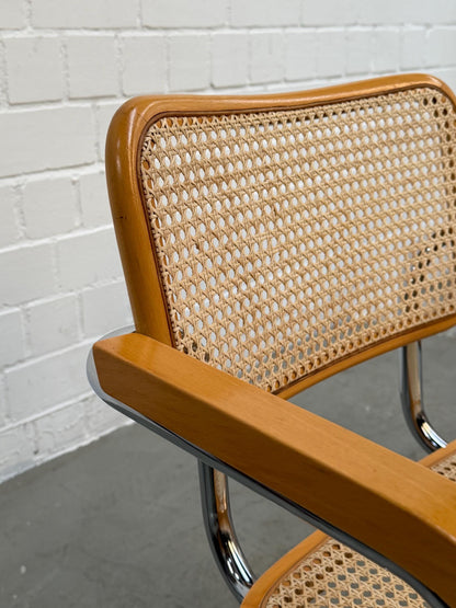 Vintage Stuhl Cesca von Marcel Breuer für unbekannter italienischer Designer
