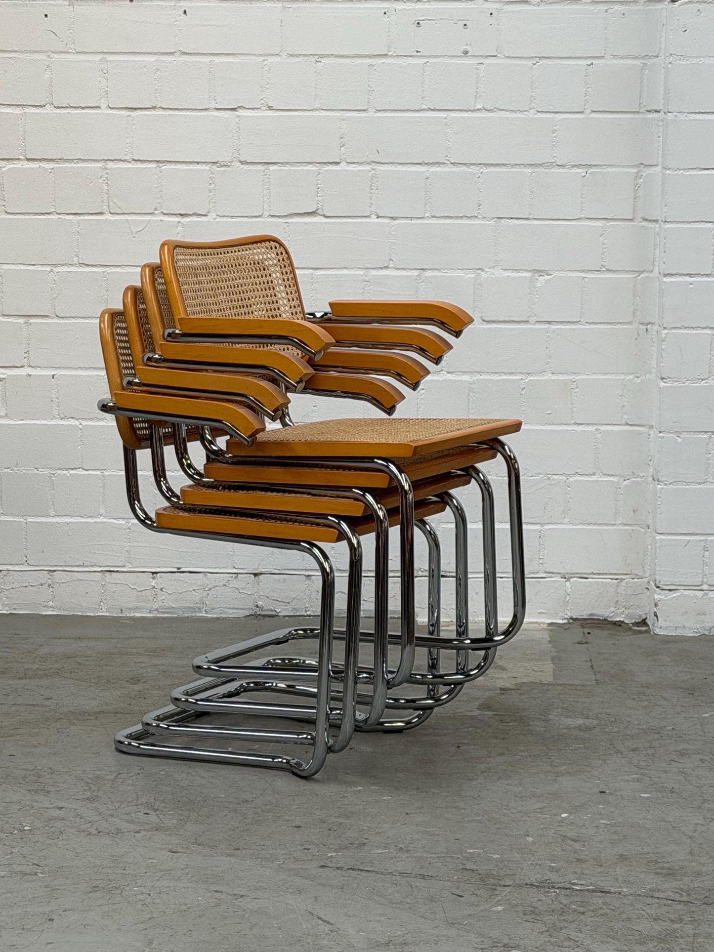 Vintage Stuhl Cesca von Marcel Breuer für unbekannter italienischer Designer
