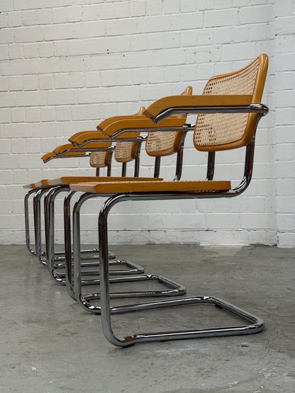 Vintage Stuhl Cesca von Marcel Breuer für unbekannter italienischer Designer