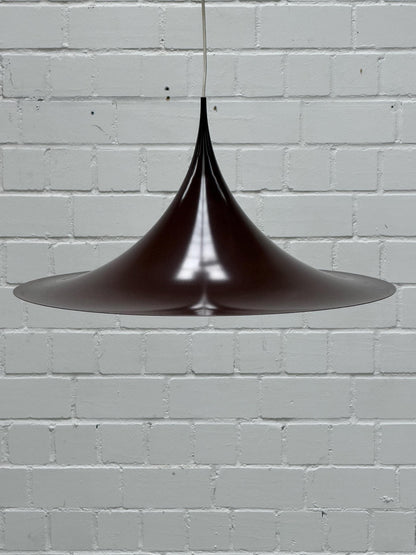 Vintage Hängelampe "Semi" von Bonderup und Thorup für Fog Mørup, Ø 69 cm