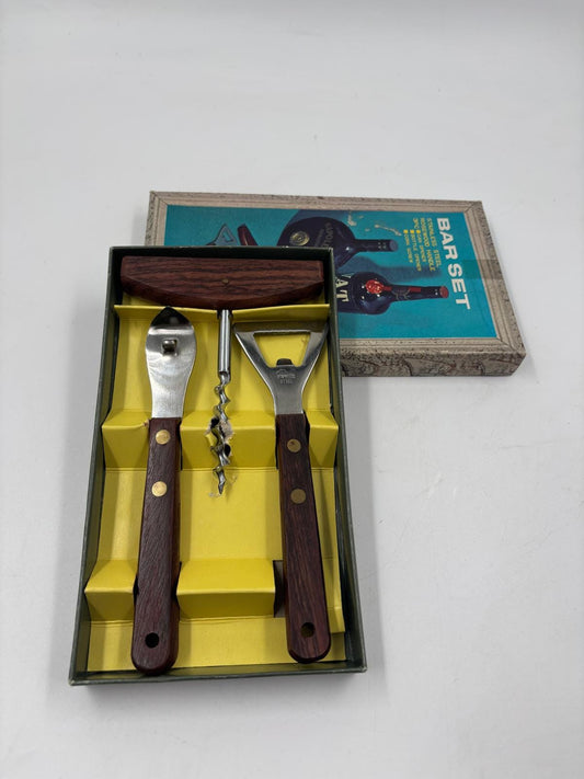 Vintage Bar-Set Rustikal Set von 3 von unbekannt für unbekannt