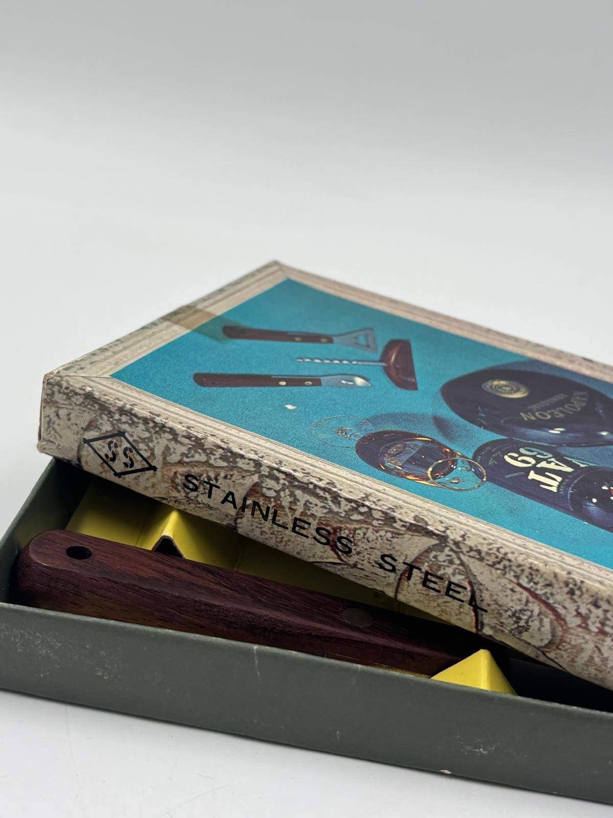 Vintage Bar-Set Rustikal Set von 3 von unbekannt für unbekannt