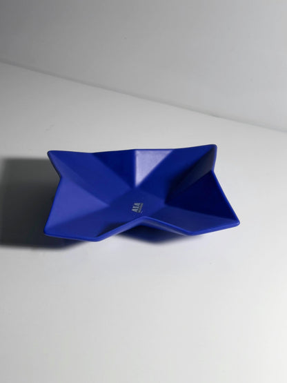 Vintage Schale Ultramarine Kobalt Blau Prisma von ASA